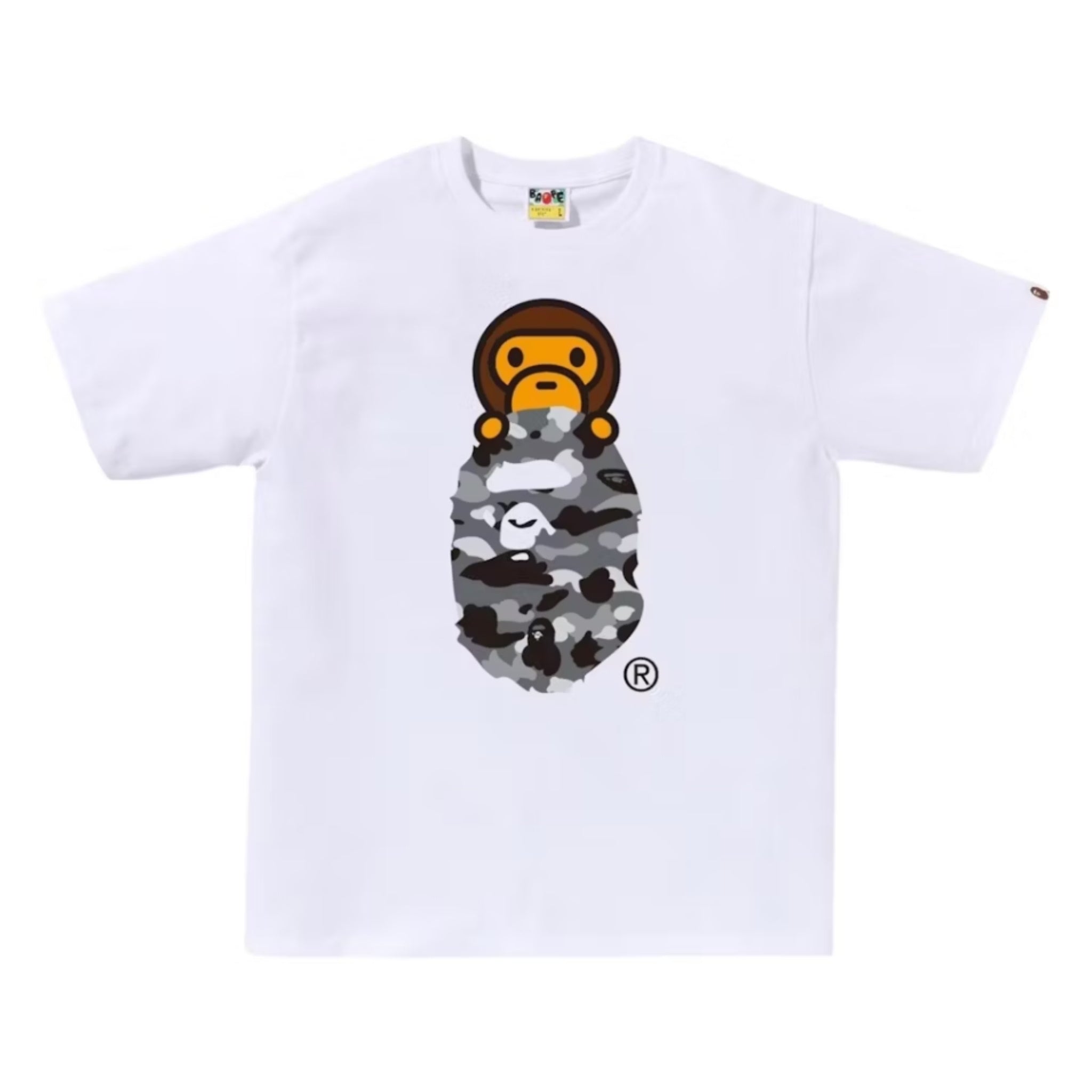 Bape 1st Camo Milo on Ape Head Tee
