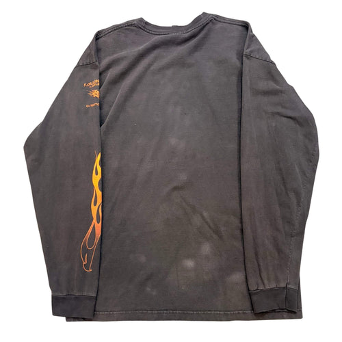 (FINAL SALE) VINTAGE Harley Davidson Flame Sleeve L/S Tee