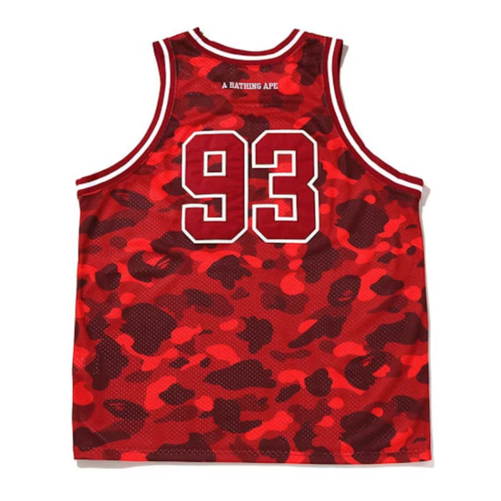 BAPE Red Camo Basketball Jersey