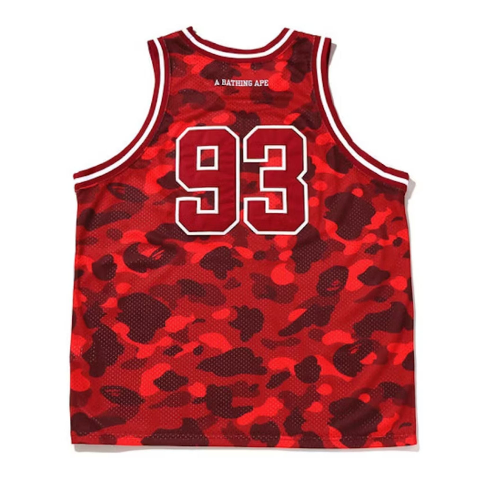 BAPE Red Camo Basketball Jersey