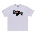 Bape Heart Ape Head Tee White