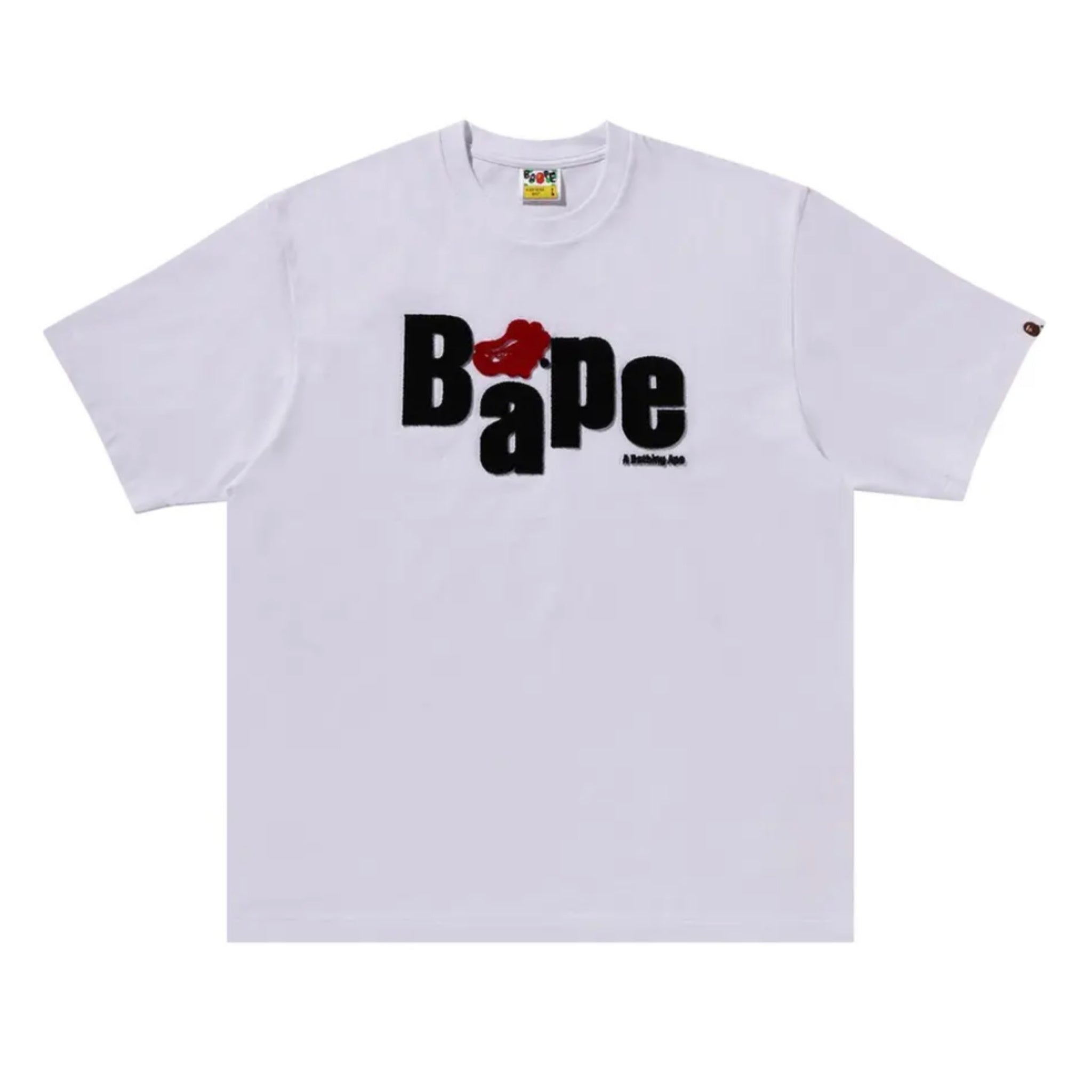 Bape Heart Ape Head Tee White