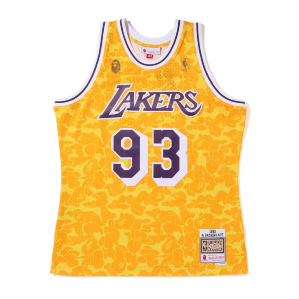Bape Lakers Jersey Yellow