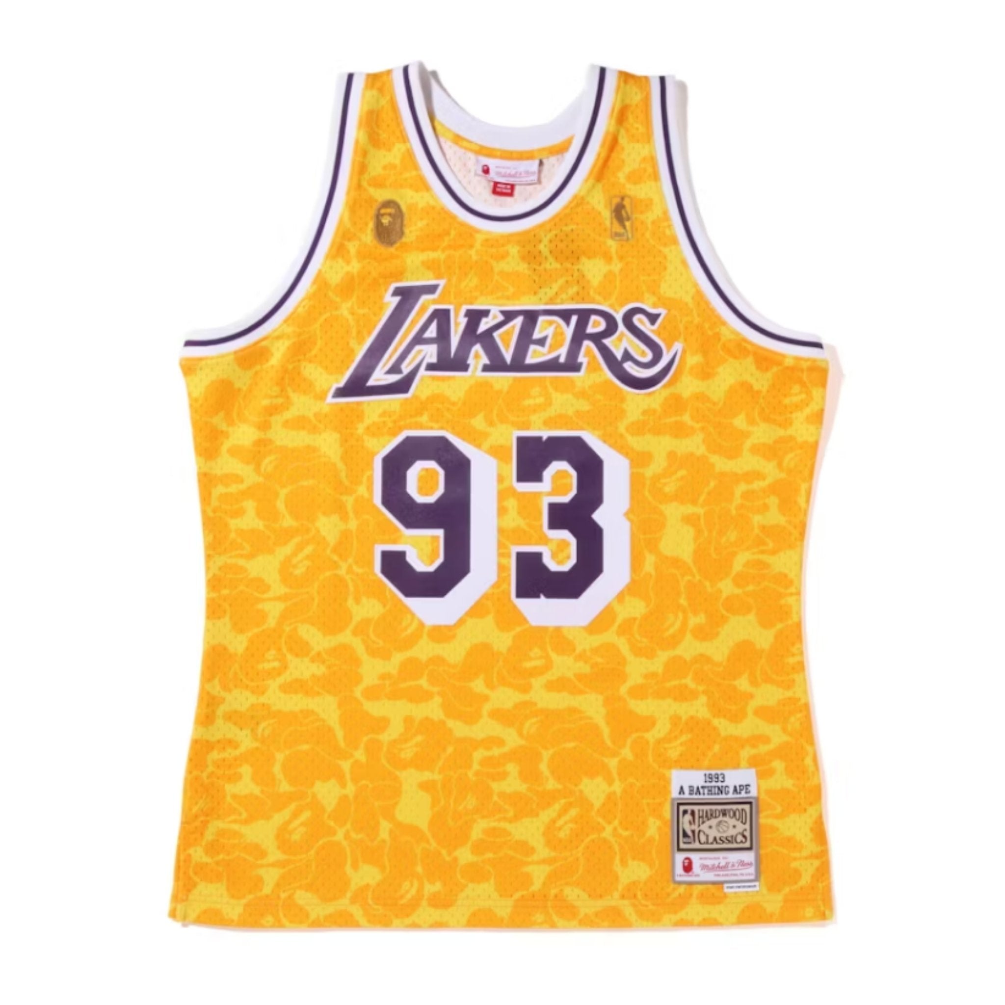 Bape Lakers Jersey Yellow