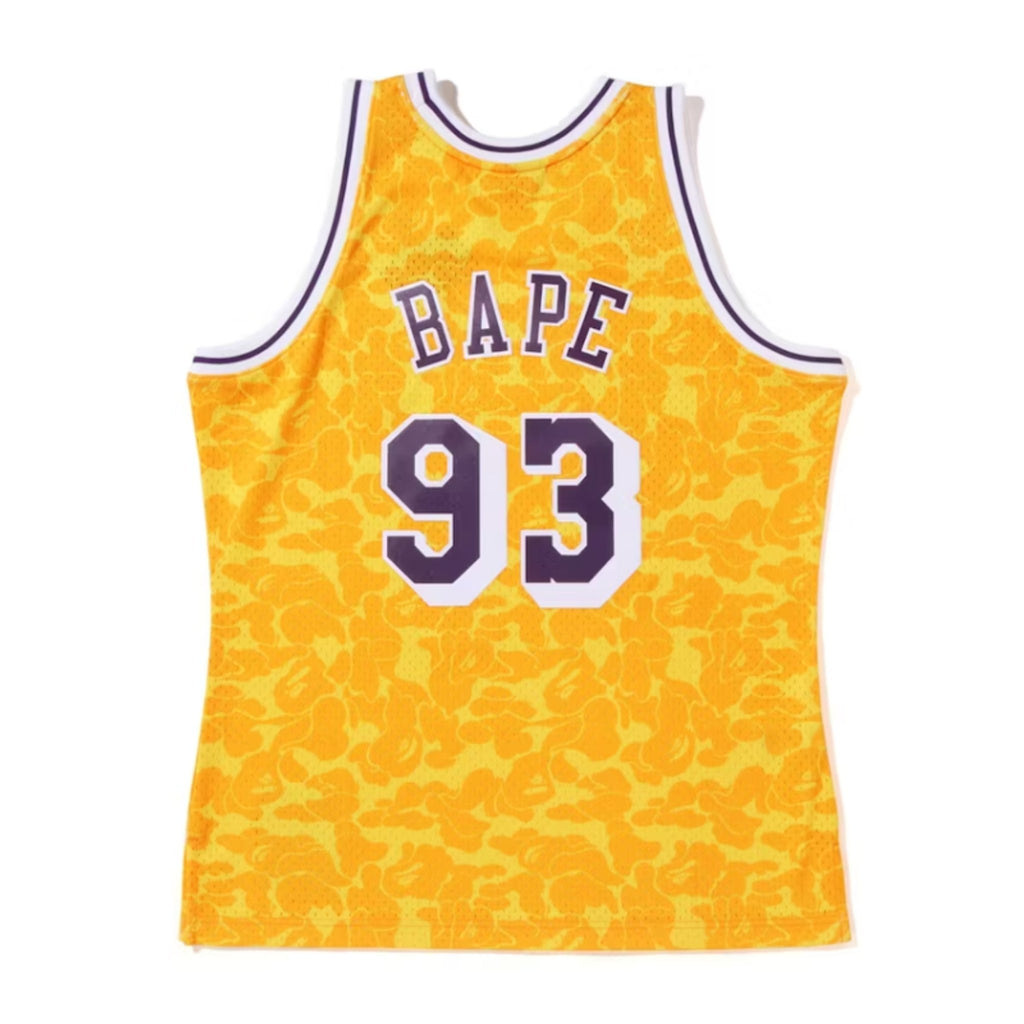 Bape Lakers Jersey Yellow