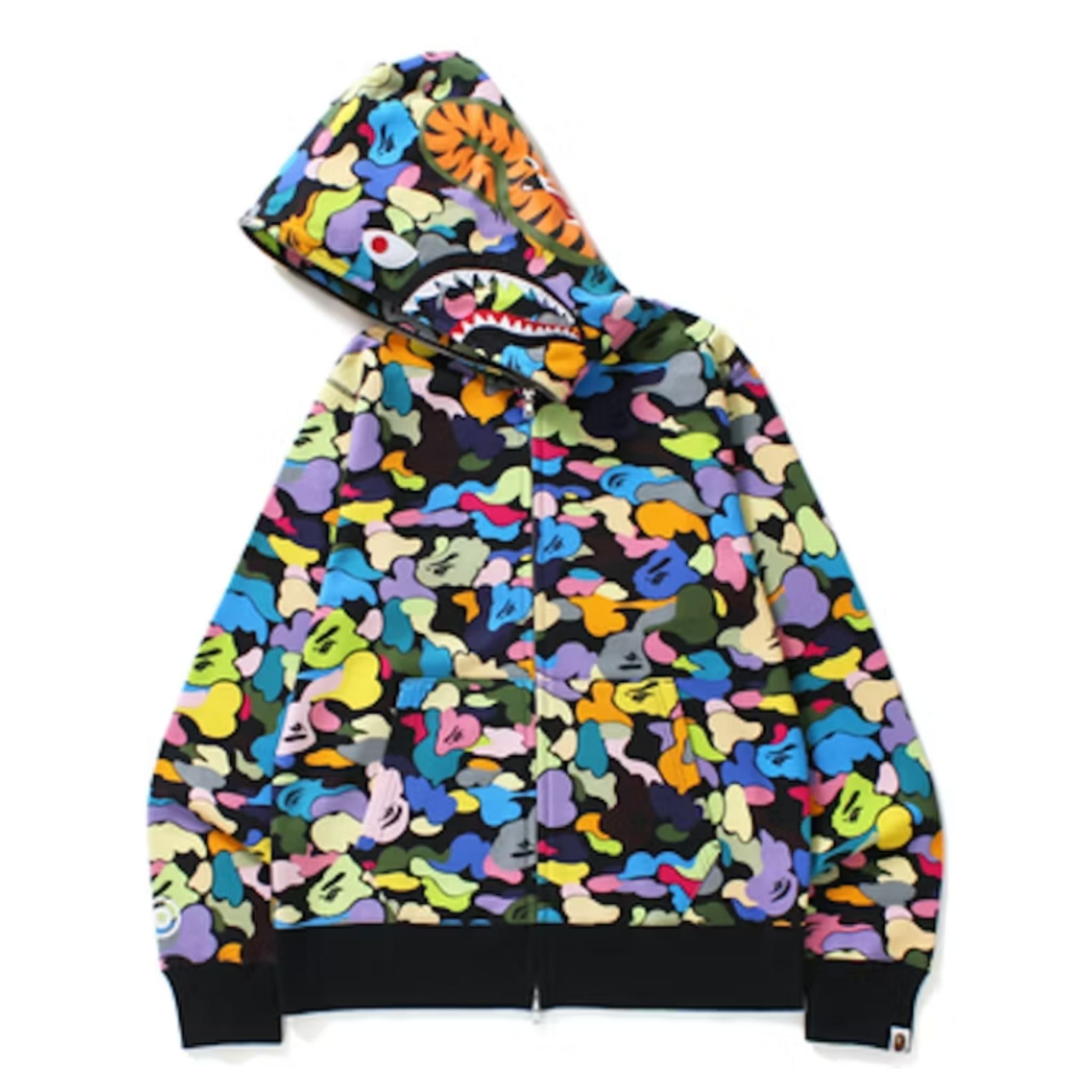 Bape Multi Shark Zip Hoodie