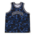 BAPE Navy Camo Basketball Jersey