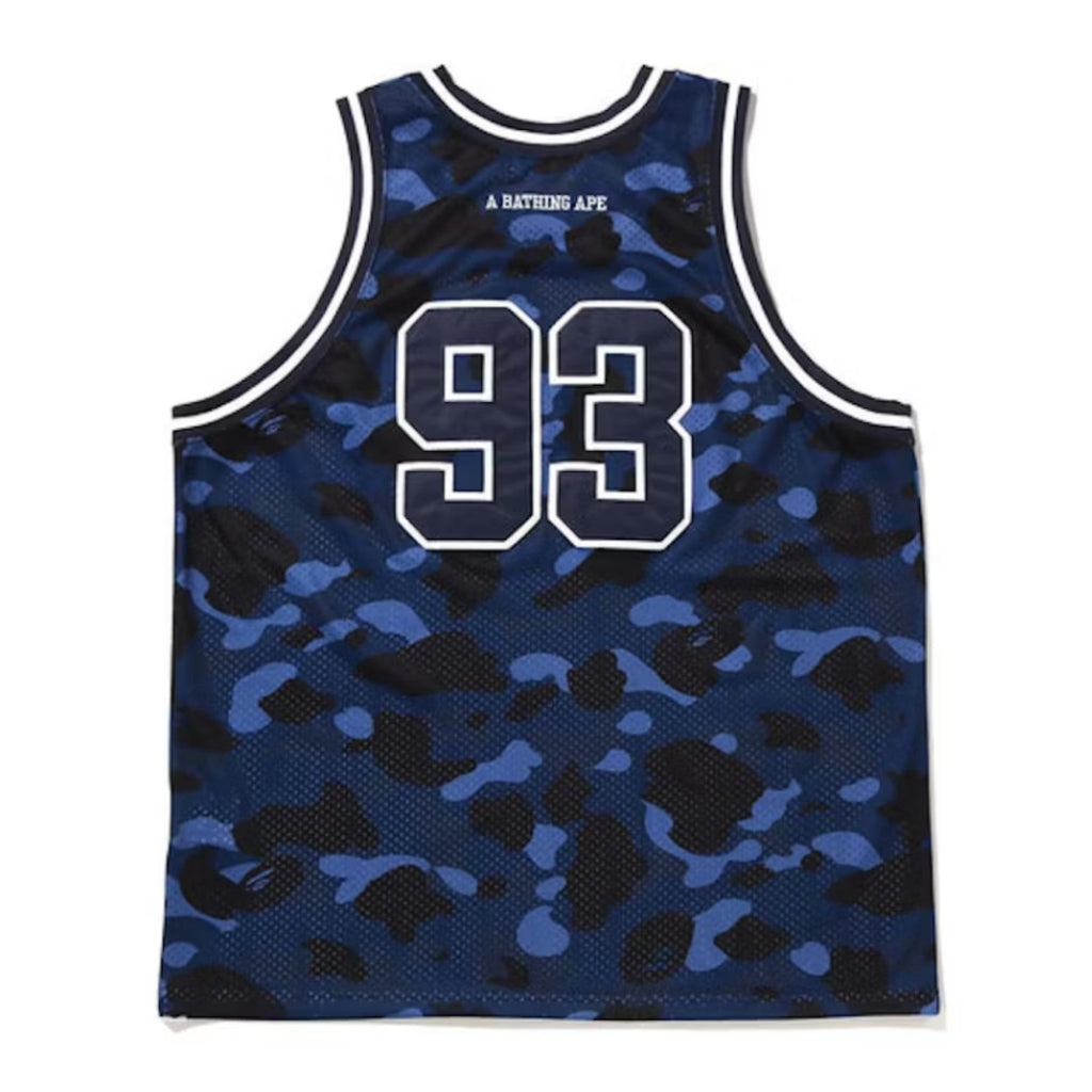 BAPE Navy Camo Basketball Jersey