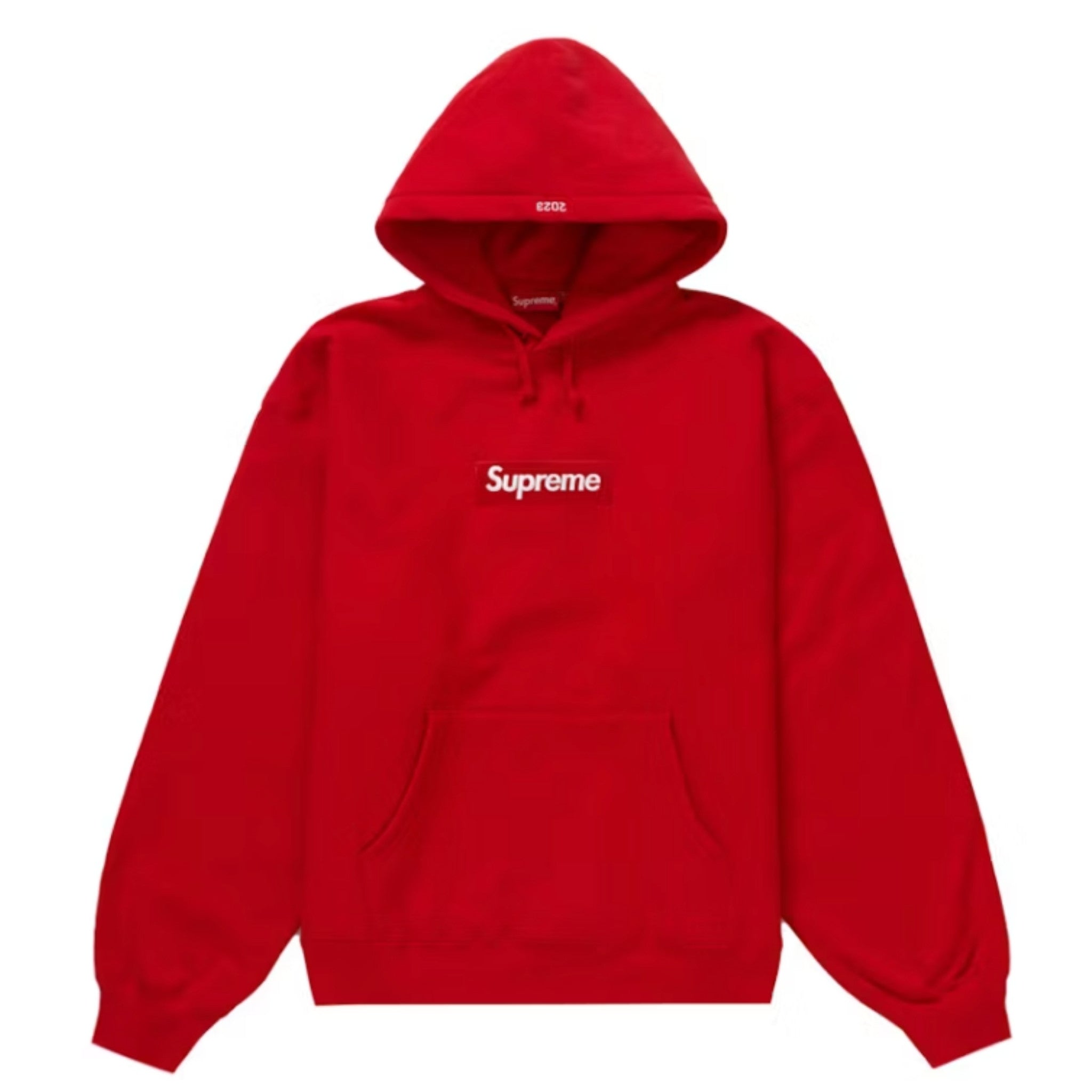 Supreme Box Logo Hooded Sweatshirt FW23 Red