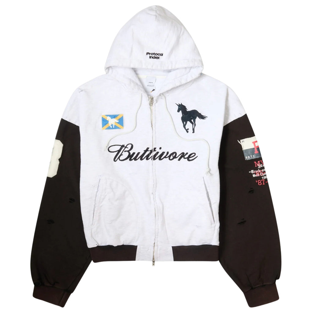 Protocol Index Buttivore Zip Hoodie White