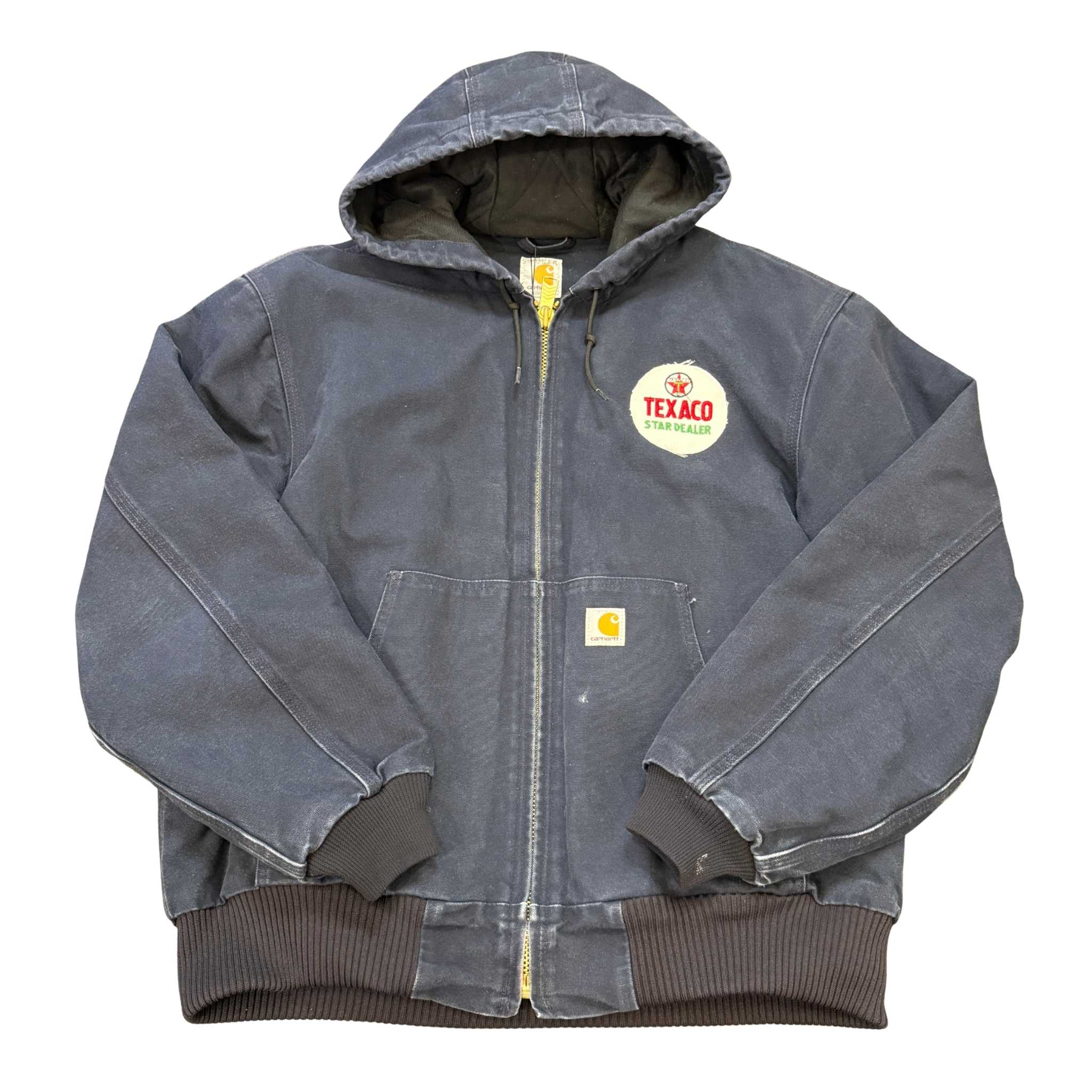 (FINAL SALE) VINTAGE Carhartt Hooded Jacket Navy
