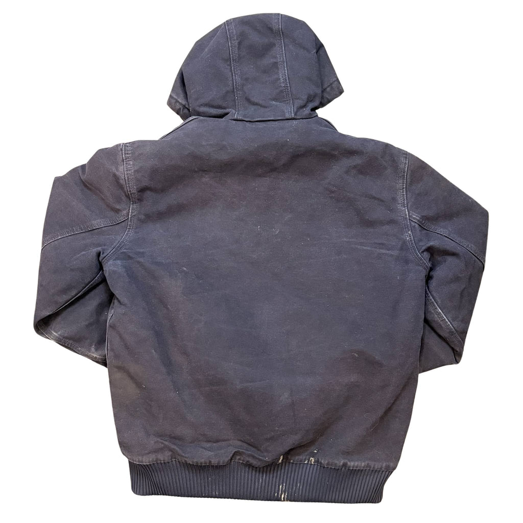 (FINAL SALE) VINTAGE Carhartt Hooded Jacket Navy