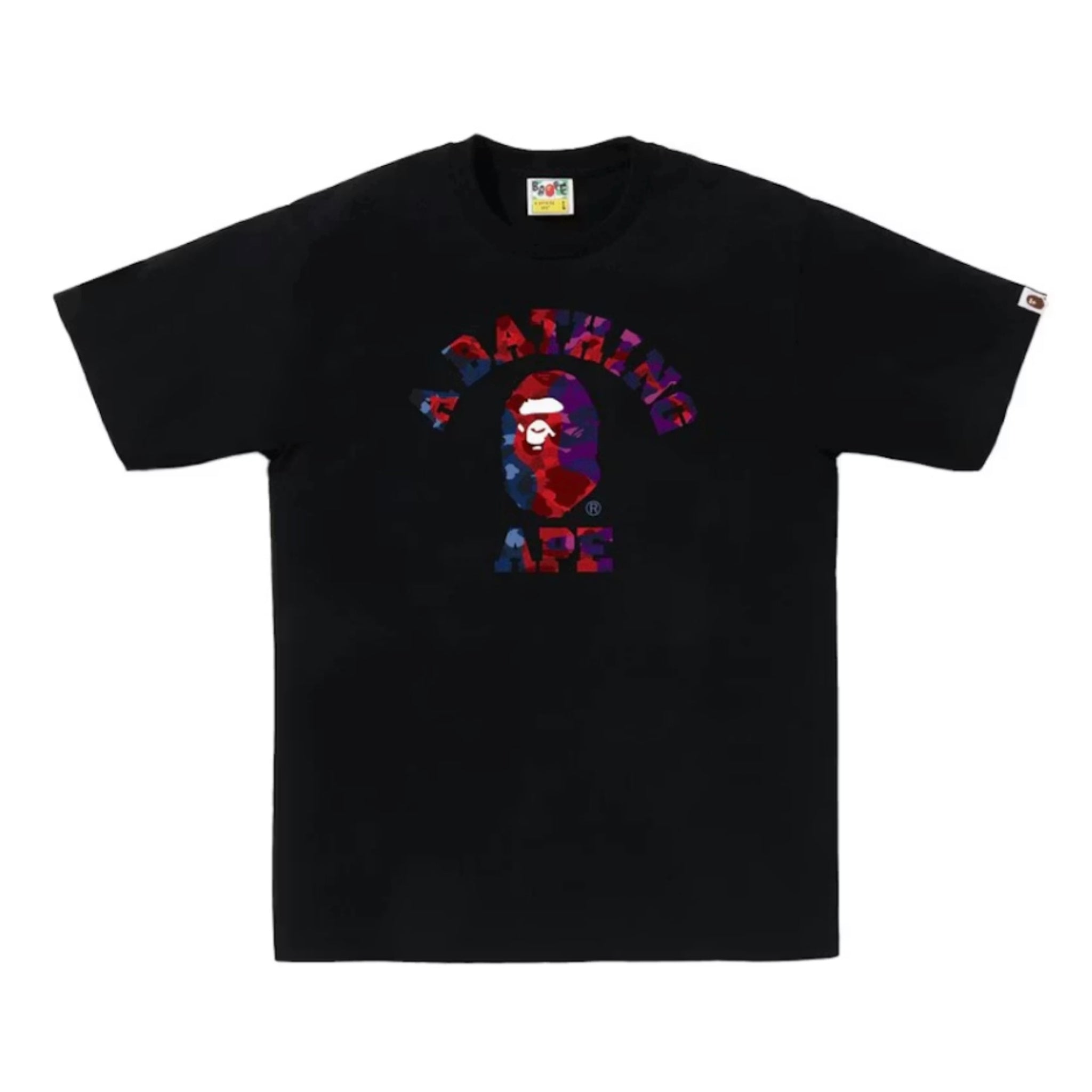Bape College Tee Crazy Camo