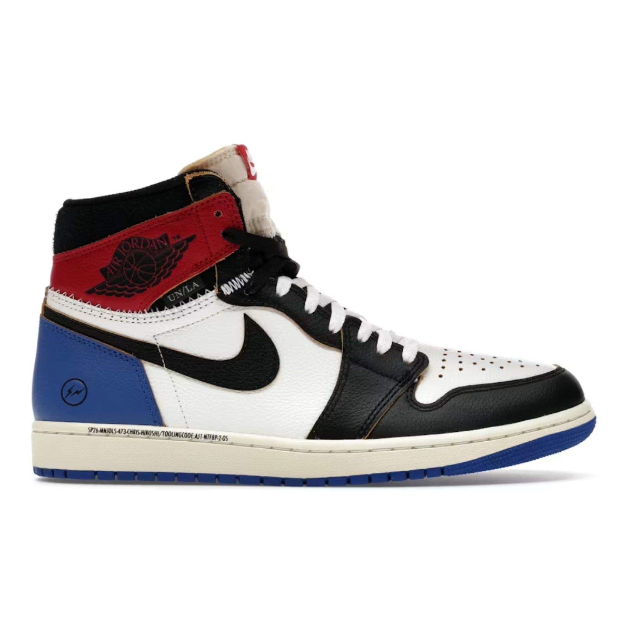 Jordan 1 High Fragment x Union LA Varsity Red Sport Royal