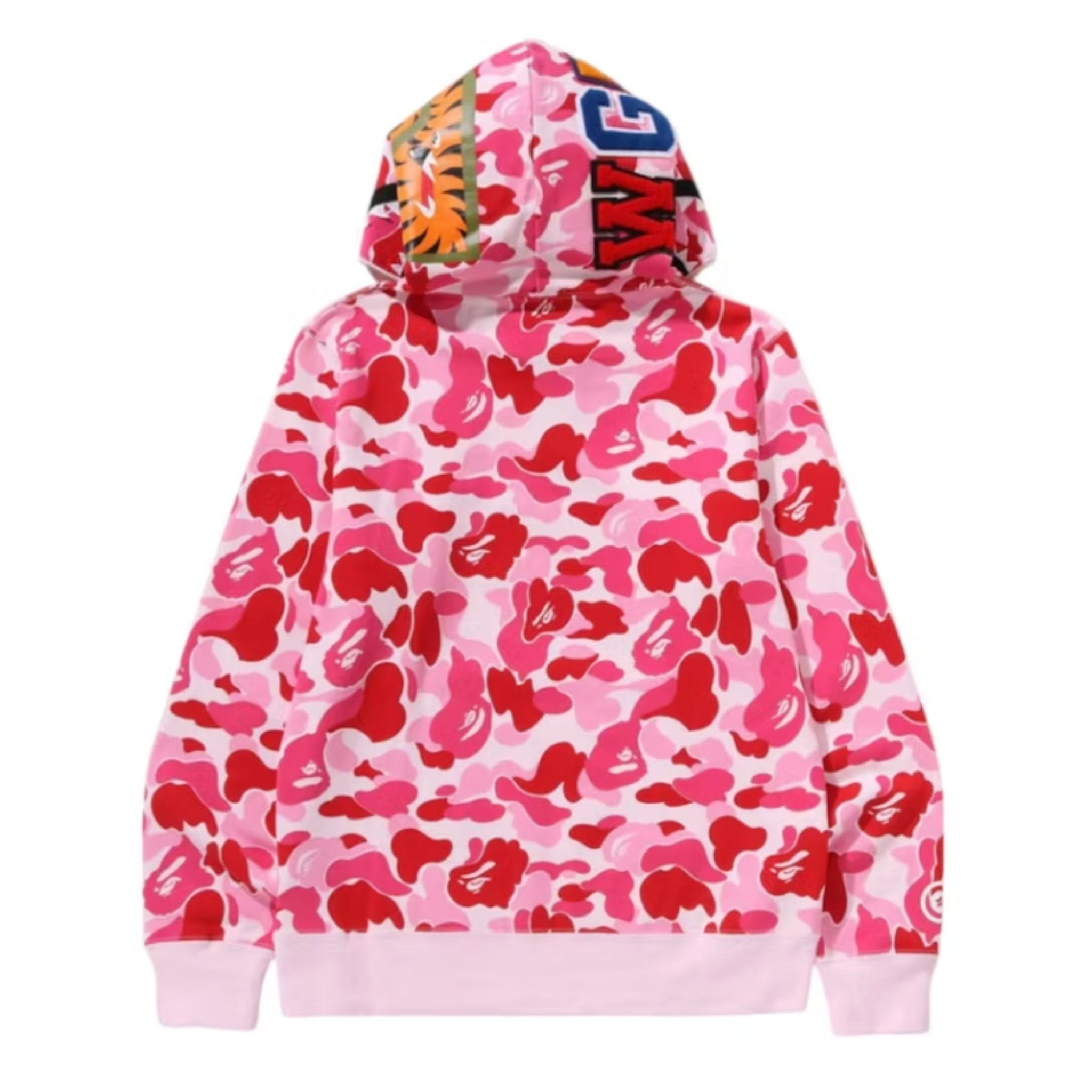 Bape Pink Camo Quarter Zip Hoodie