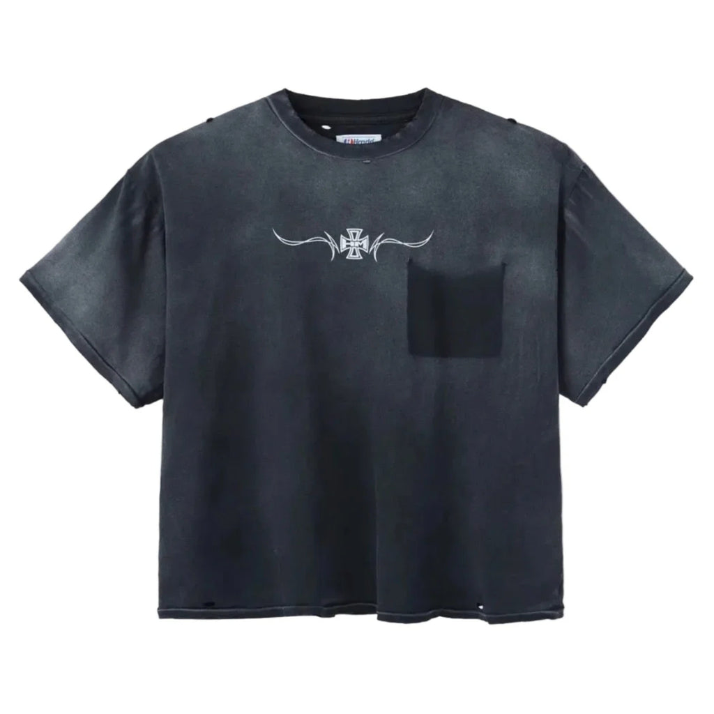HMDD Ghost Pocket Tee Black