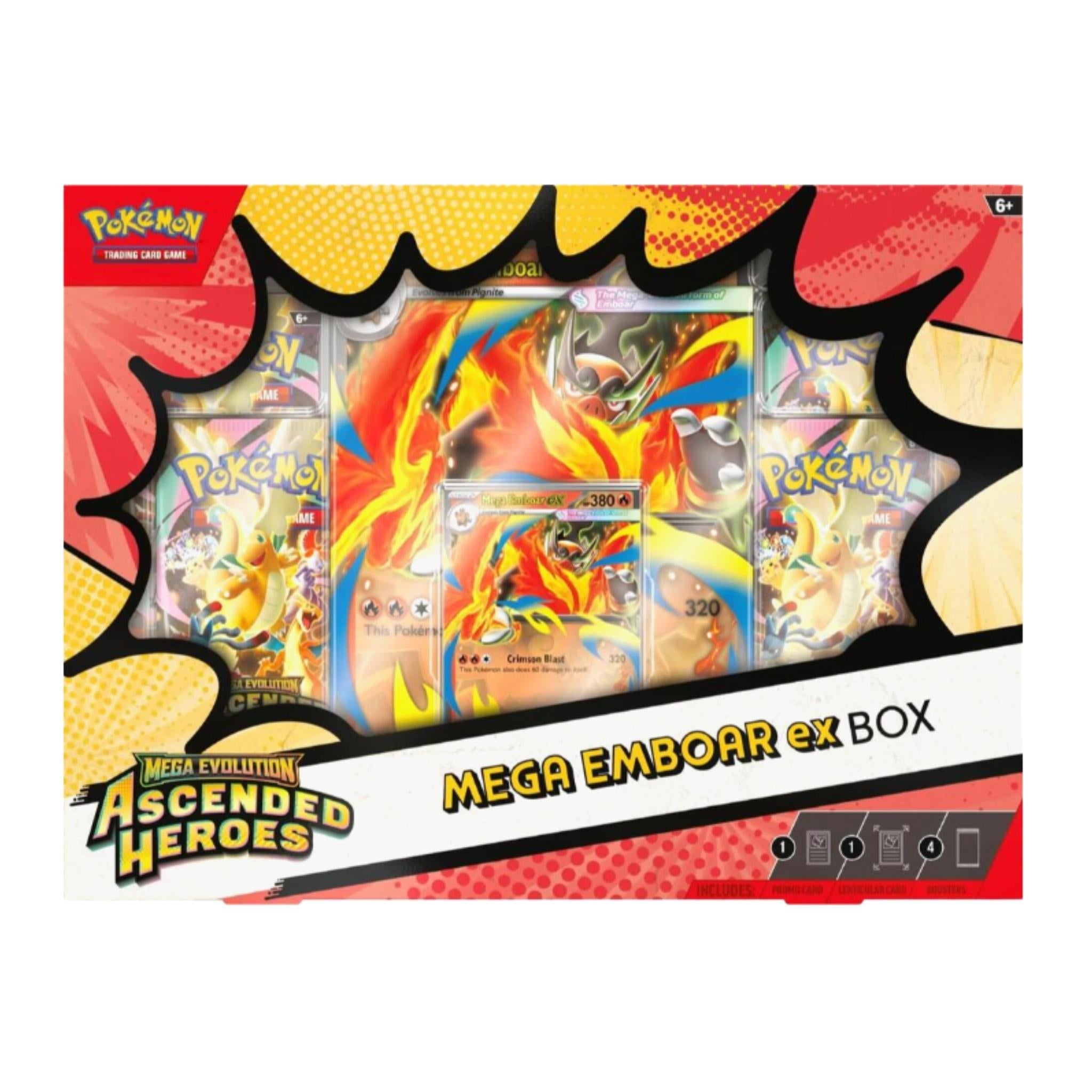 Pokemon ASC Mega Emboar EX Box