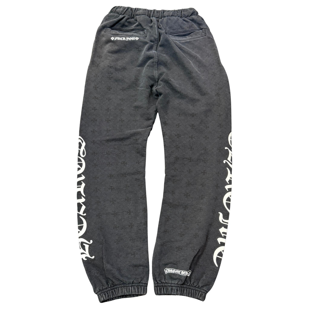 Pre-Owned Chrome Hearts Monogram Horseshoe Sweatpants