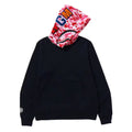 Bape Shark Pullover Hoodie Navy + Pink