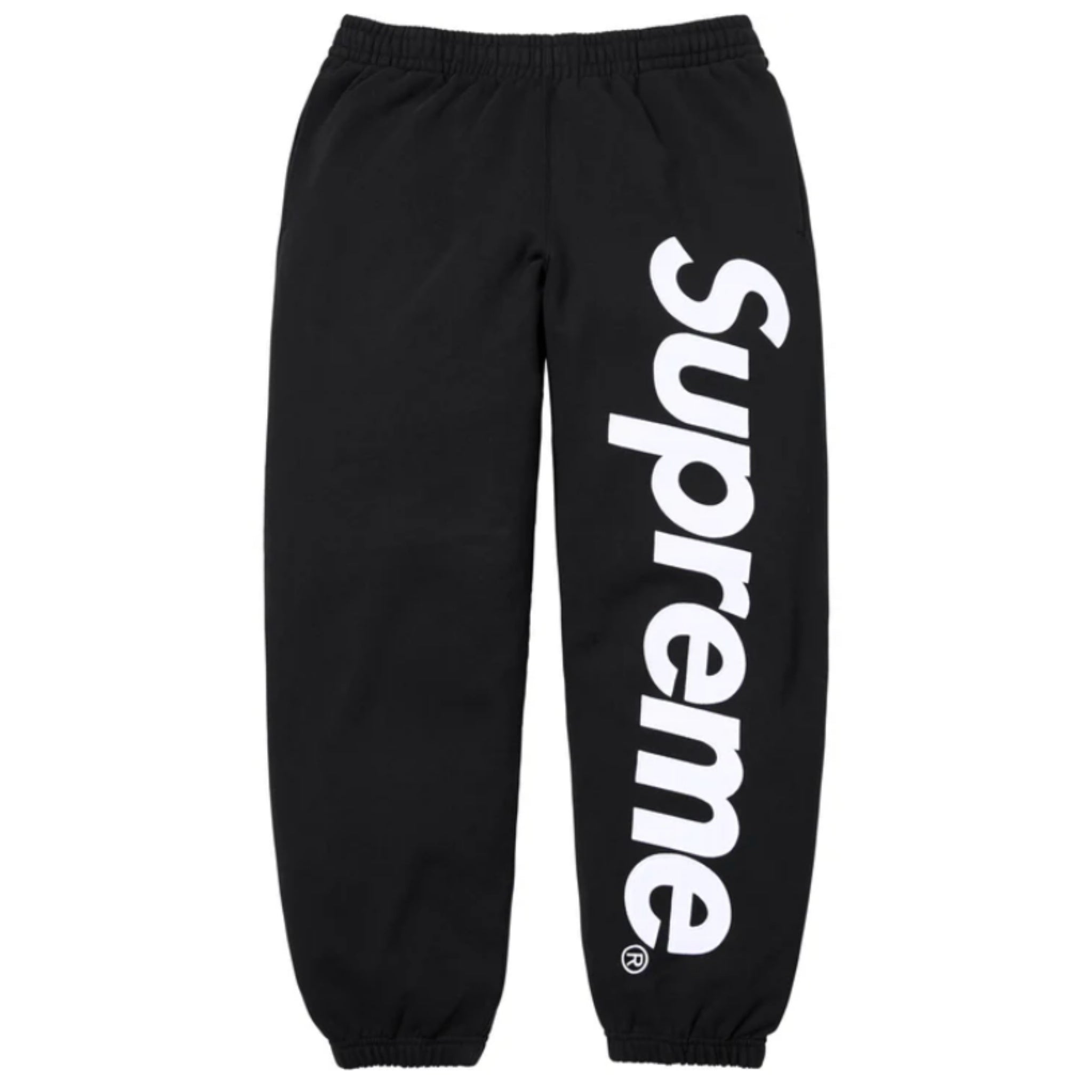 Supreme Satin Applique Sweatpant Black (SS26)