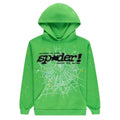 SP5DER Rhinestone Punk v2 Hoodie Lime