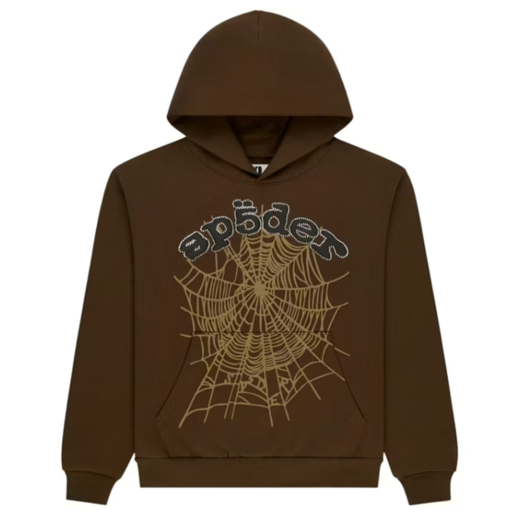 SP5DER OG Web Rhinestone Hoodie