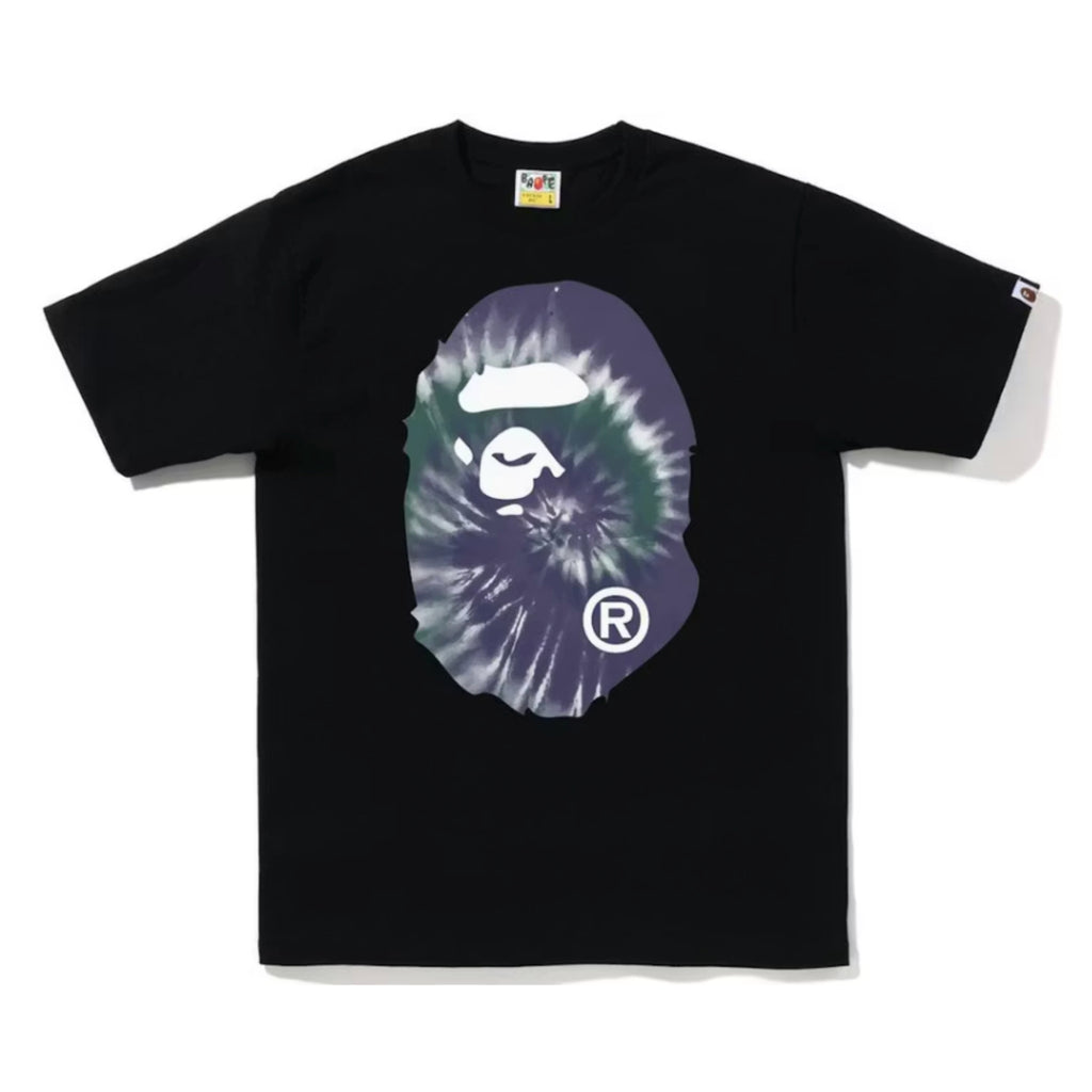 Bape Tie-Dye Big Ape Tee Purple