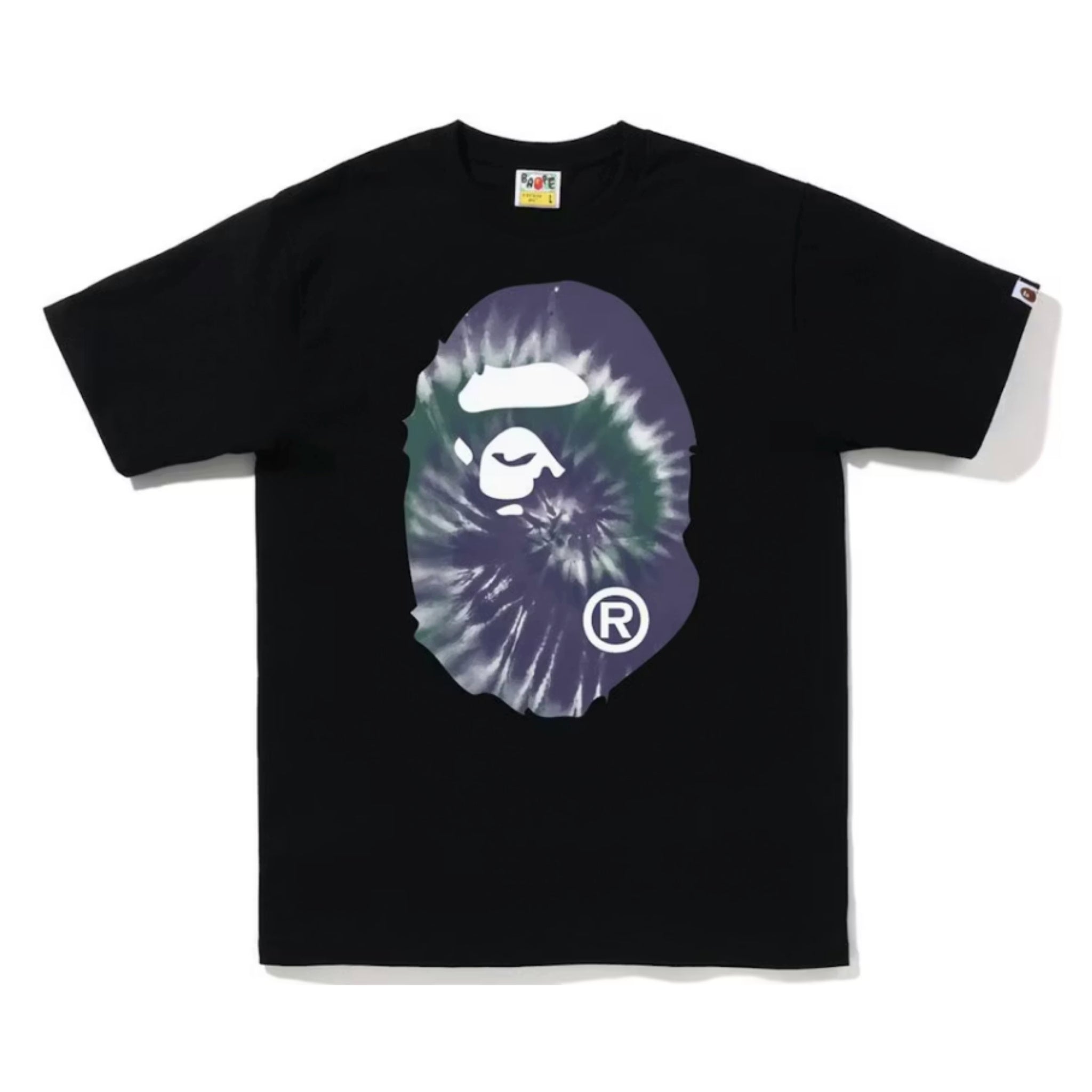 Bape Tie-Dye Big Ape Tee Purple