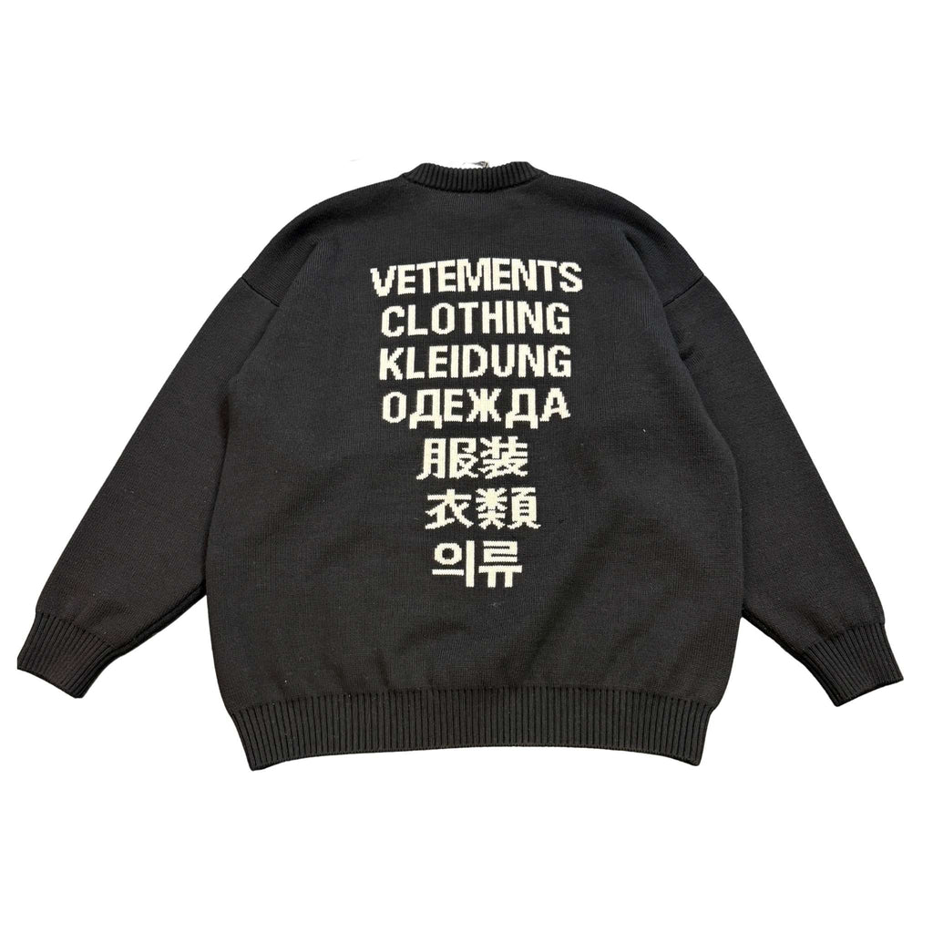 Pre-Owned Vetements Translation Knit Sweater
