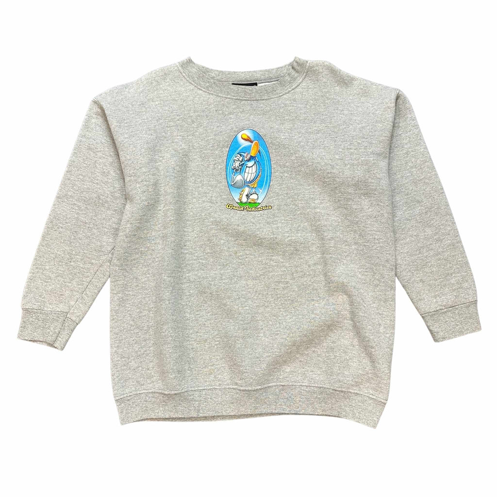 (FINAL SALE) VINTAGE World Industries Wet Willy Golf Crewneck Grey