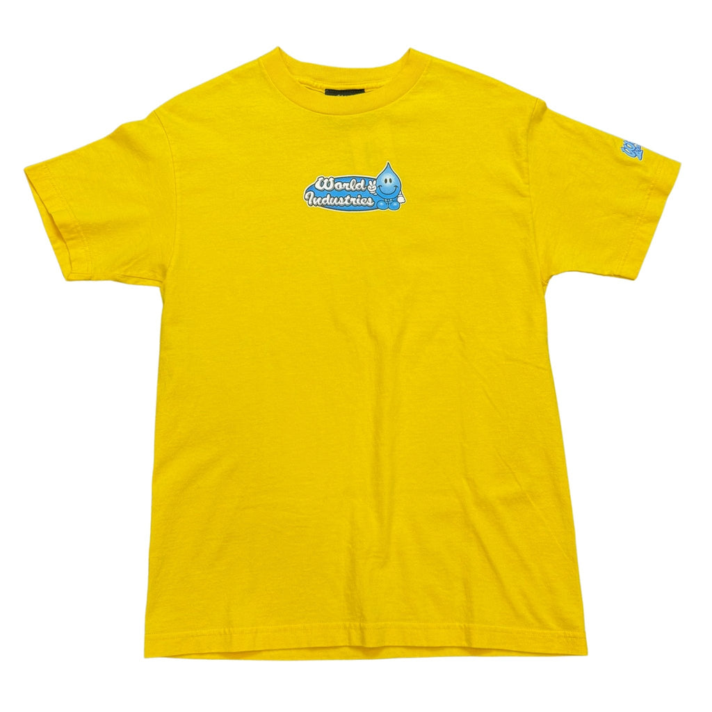 (FINAL SALE) VINTAGE World Industries Wet Willy Tee Yellow