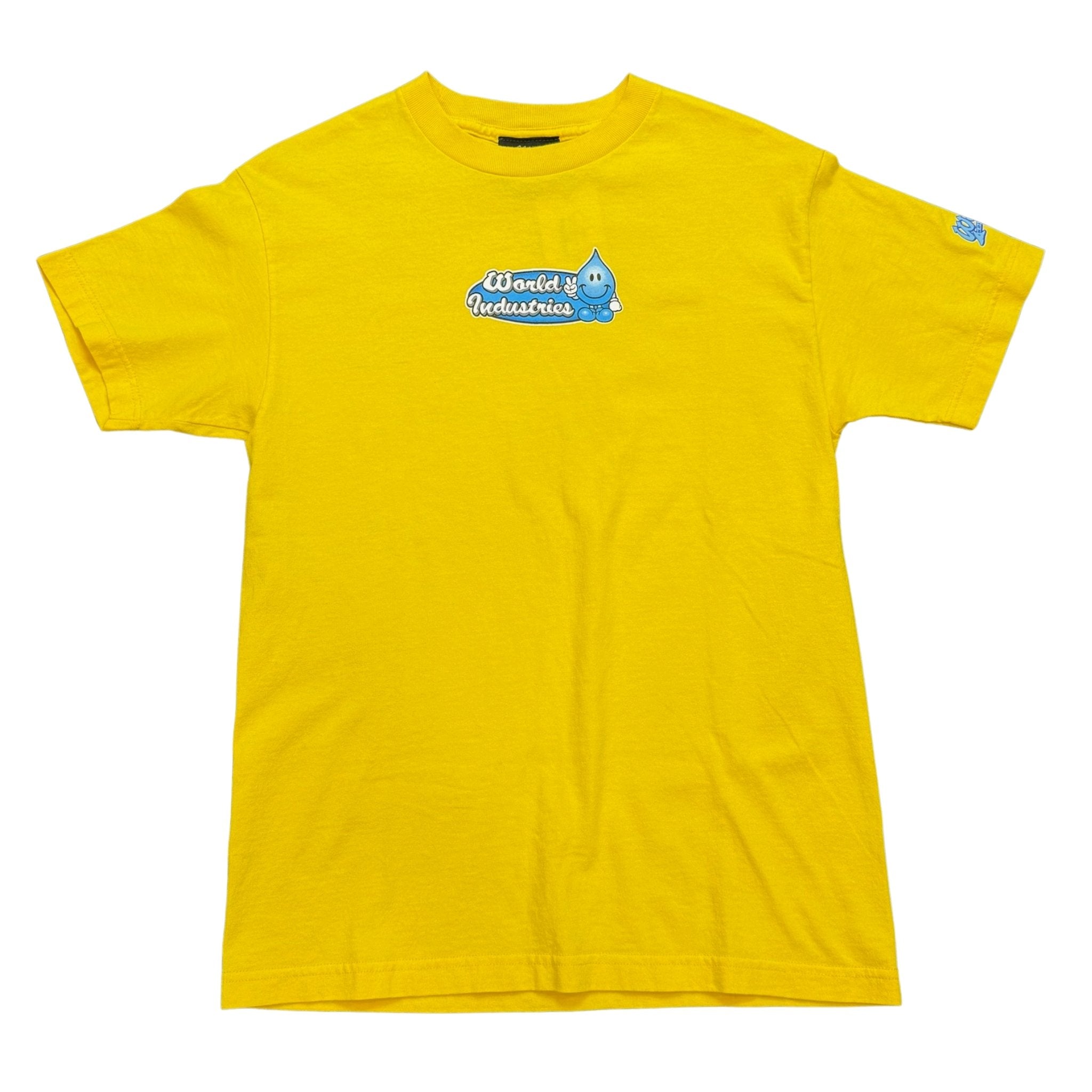 (FINAL SALE) VINTAGE World Industries Wet Willy Tee Yellow